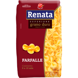 MASSA RENATA GRANO DURO 500G FARFALLE